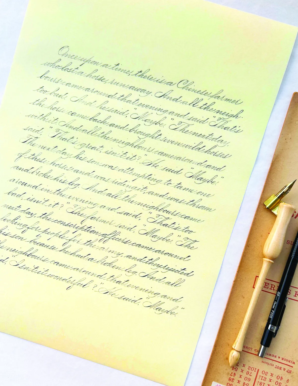 Kalo Chu - Art of Spencerian