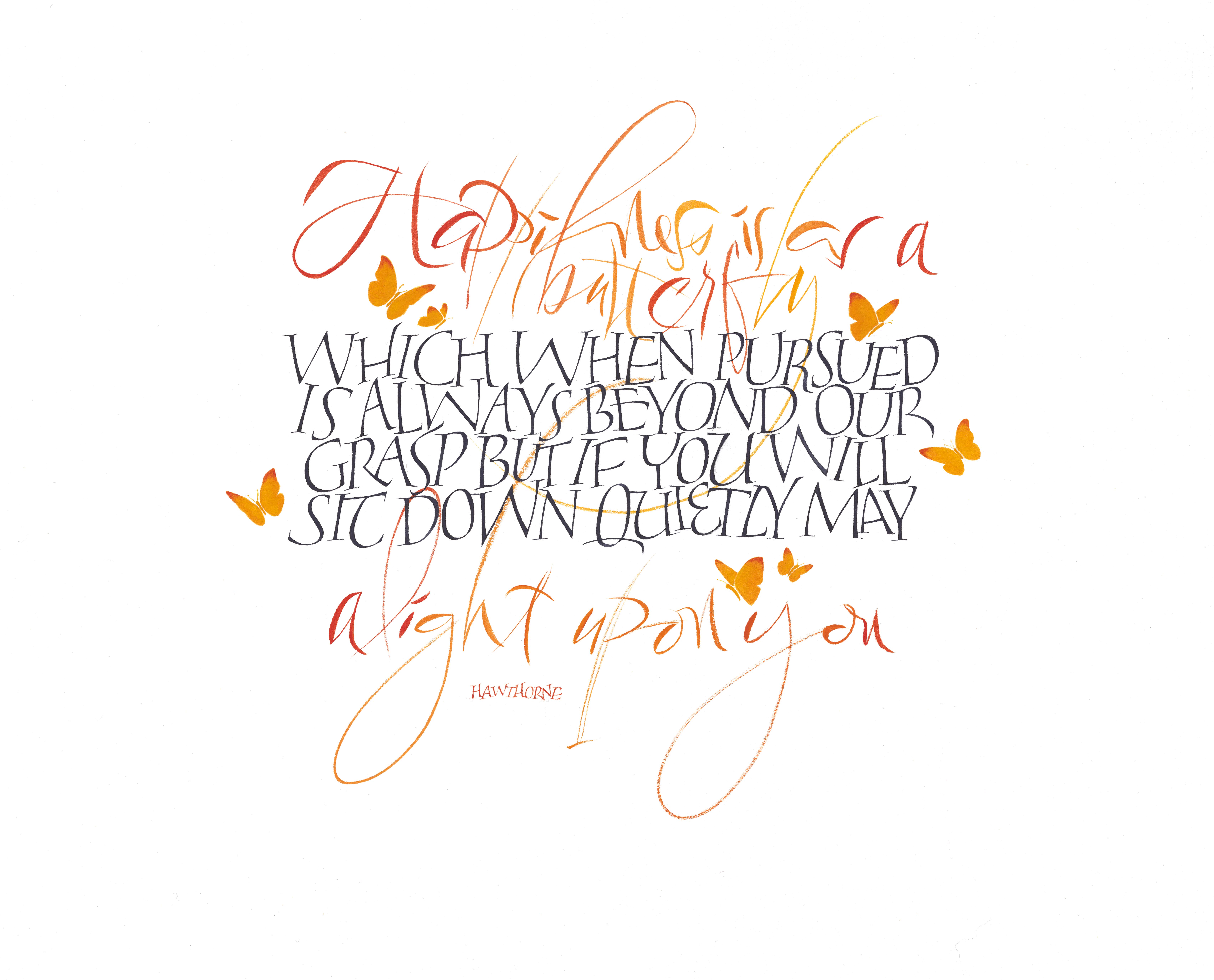 Calligraphy With Parallel Pen - Connie Furgason 