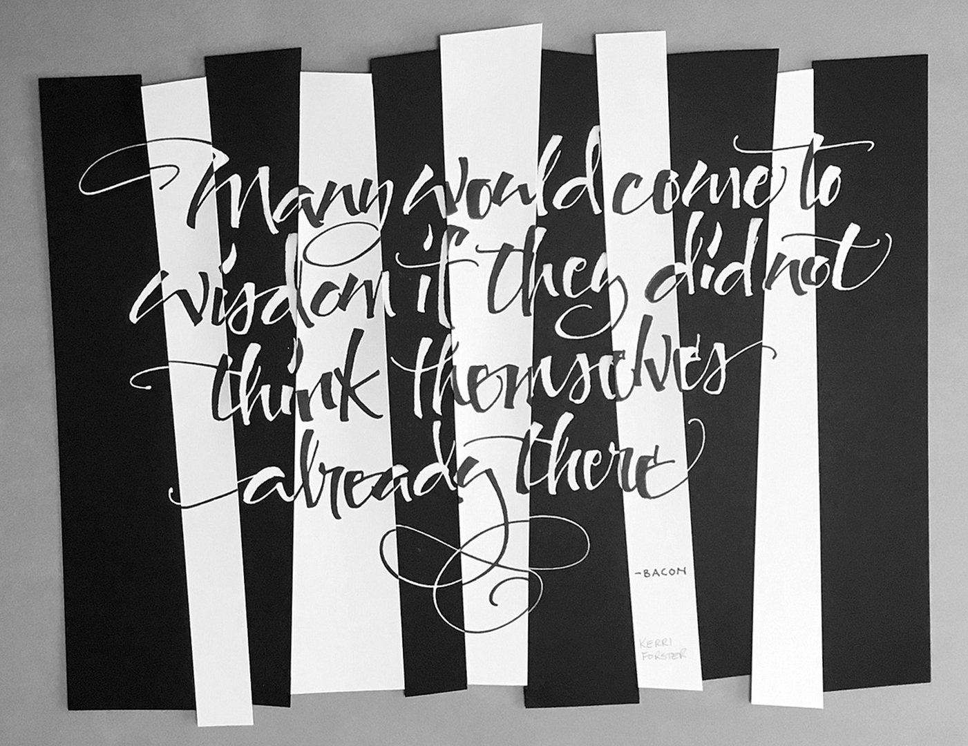 Calligraphy With Parallel Pen - Connie Furgason