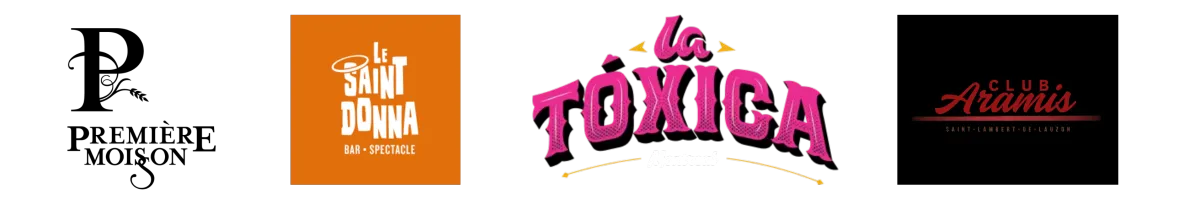Partenaires de Trececo - premieres moison, latoxica.ca,saint donna, bar aramis