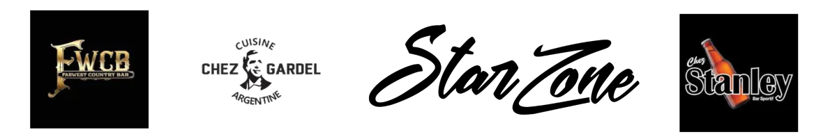 Partenaires de Trececo - Chez Gardel,StarZone,Chez Stanley,Farwest country bar