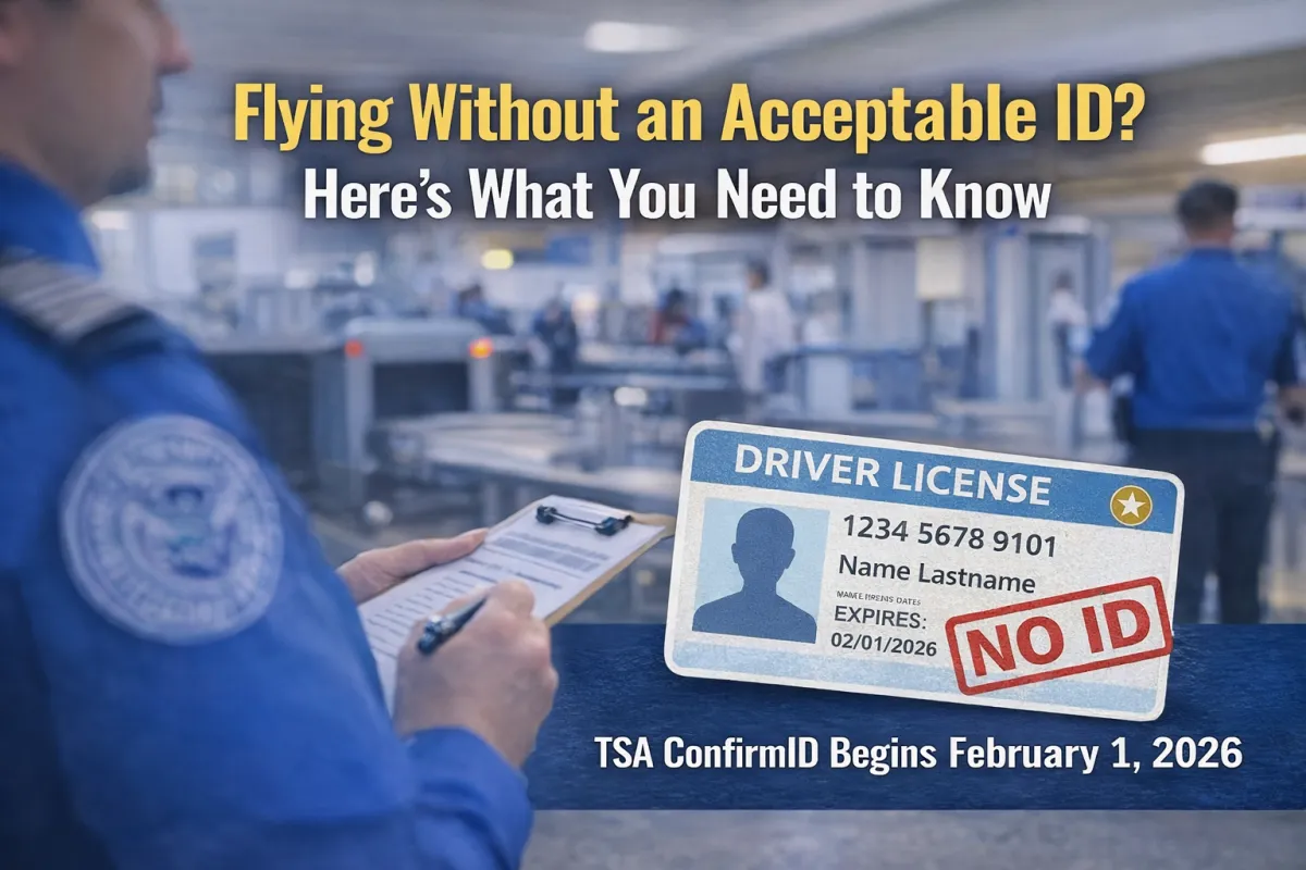 flying without an acceptable ID