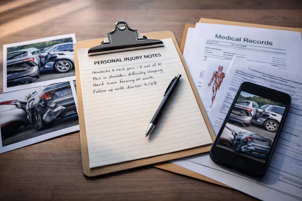 documentation is everything in personal injury cases