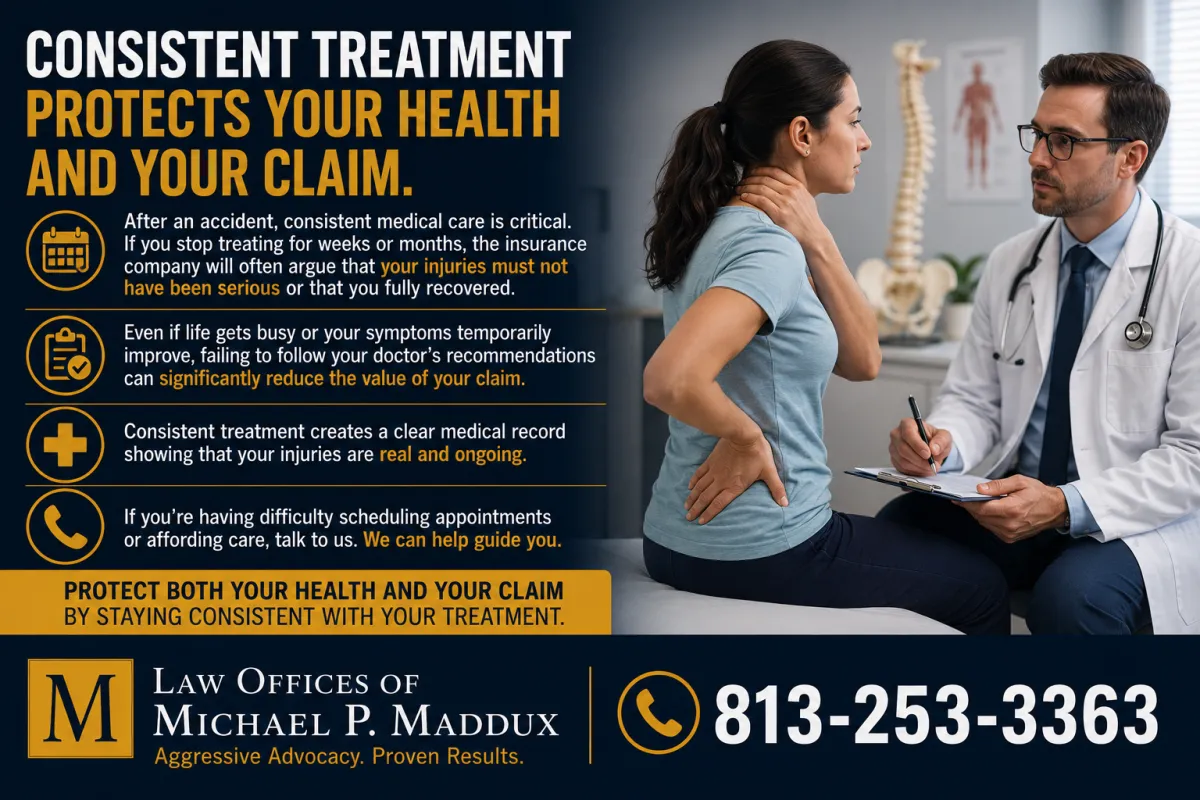 Why Consistent Medical Care Matters for Your Injury Claim