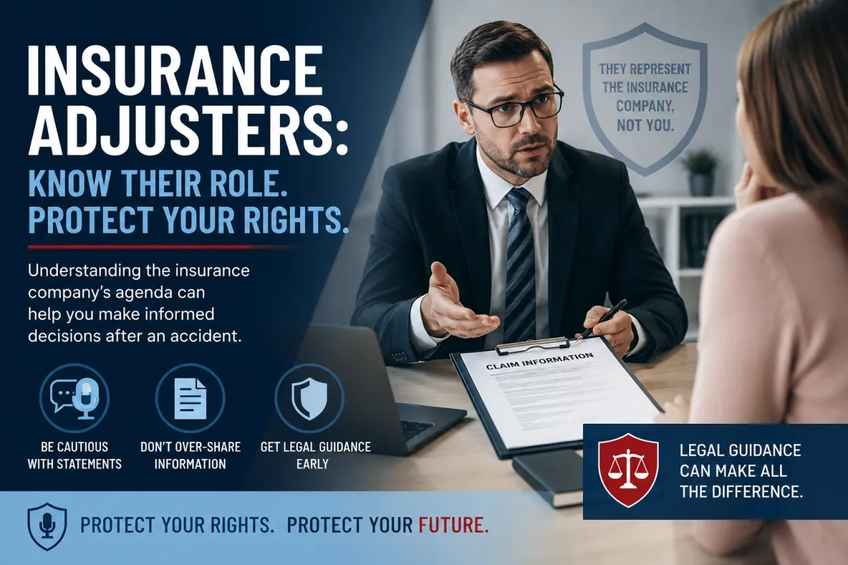 Insurance Adjusters Aren't on Your Side After a Crash