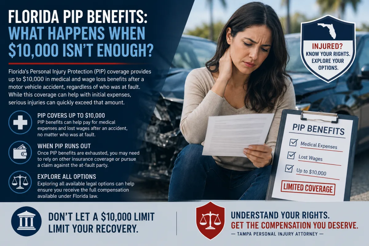 What Happens When Florida PIP Benefits Run Out