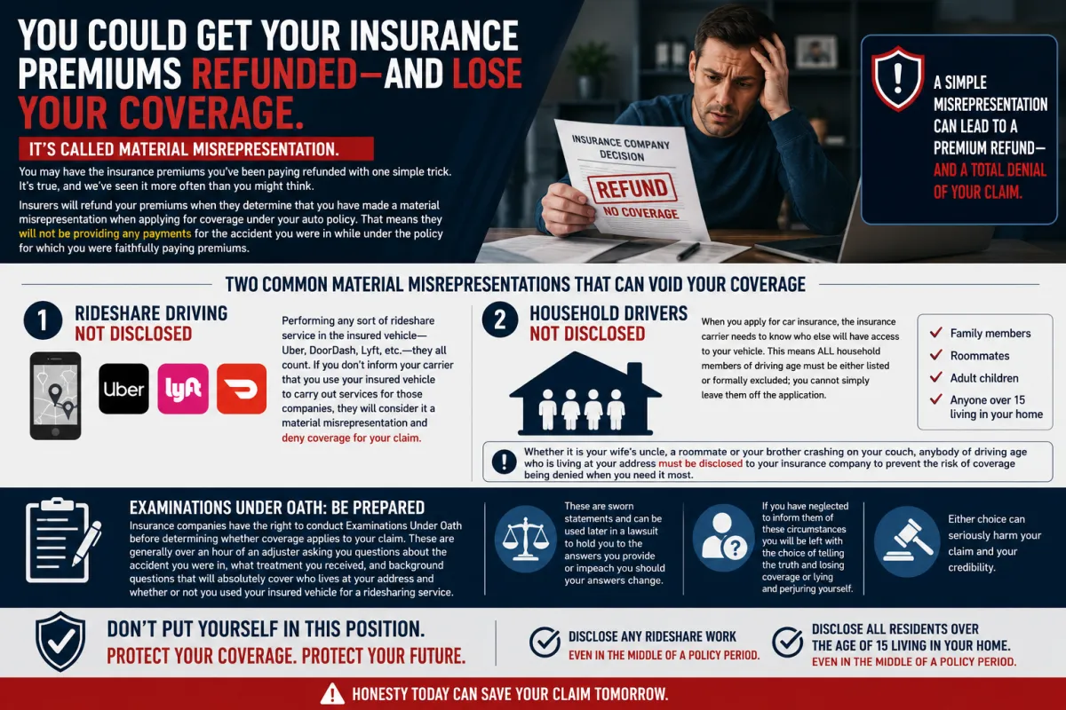 How Misrepresentation Can Void Your Auto Insurance