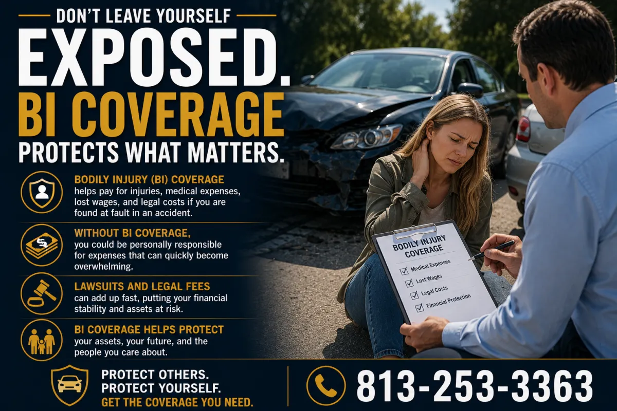 Why Florida Drivers Should Carry Bodily Injury Coverage