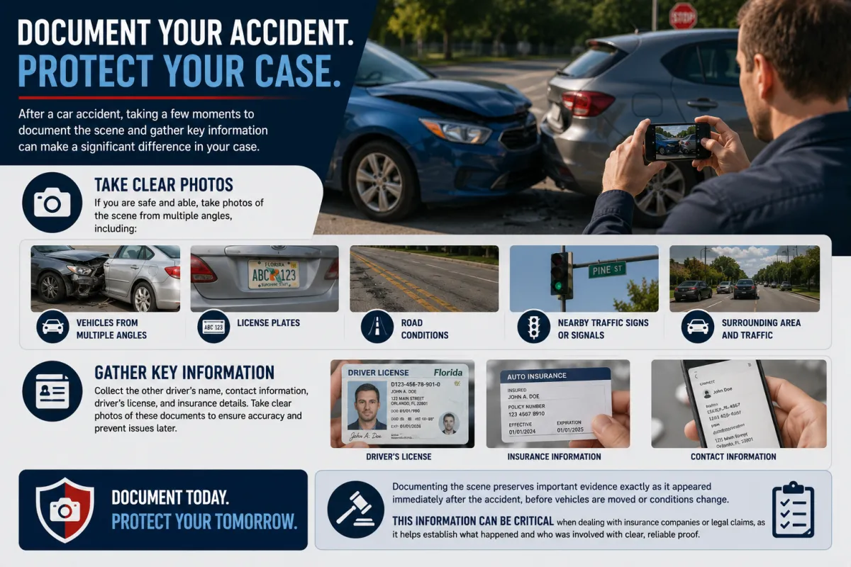What to Document After a Car Accident in Florida
