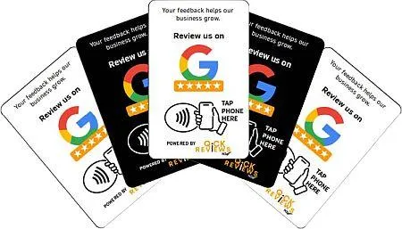5 pack NFC review cards