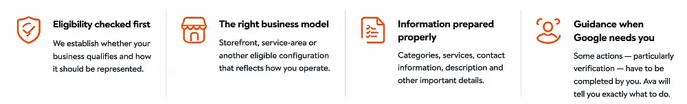 Google Business Profile eligibility and professional setup process