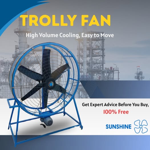 Trolly fan | exhaust fan | sunshine blower