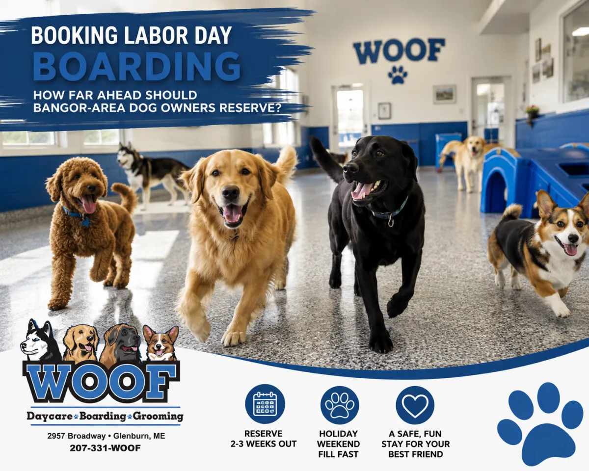 Booking Labor Day Boarding: How Far Ahead Should Bangor-Area Dog Owners Reserve?st
