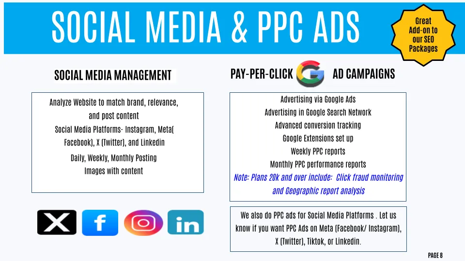 Image of Social media and PPC packages  for Integrity Marketing Agency