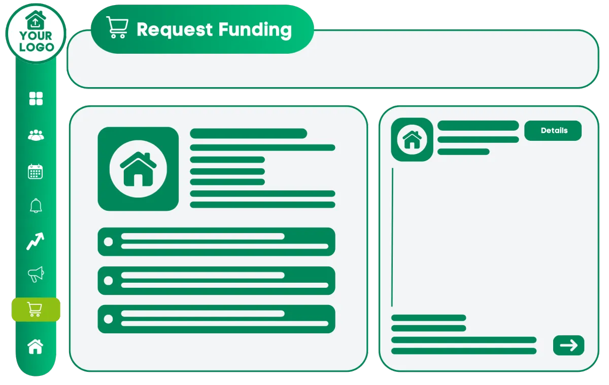 With Property Source you can Request Funding