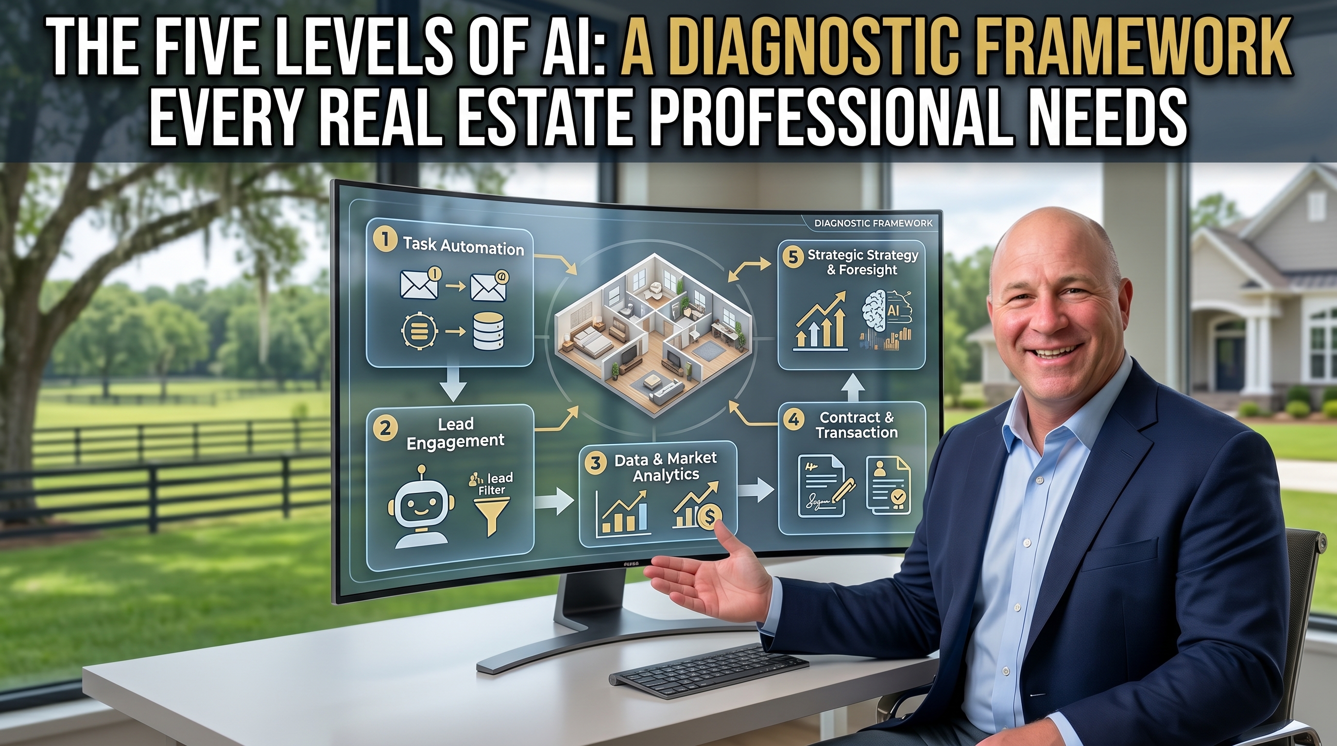 The Five Levels of AI: A Diagnostic Framework Every Real Estate Professional Needs