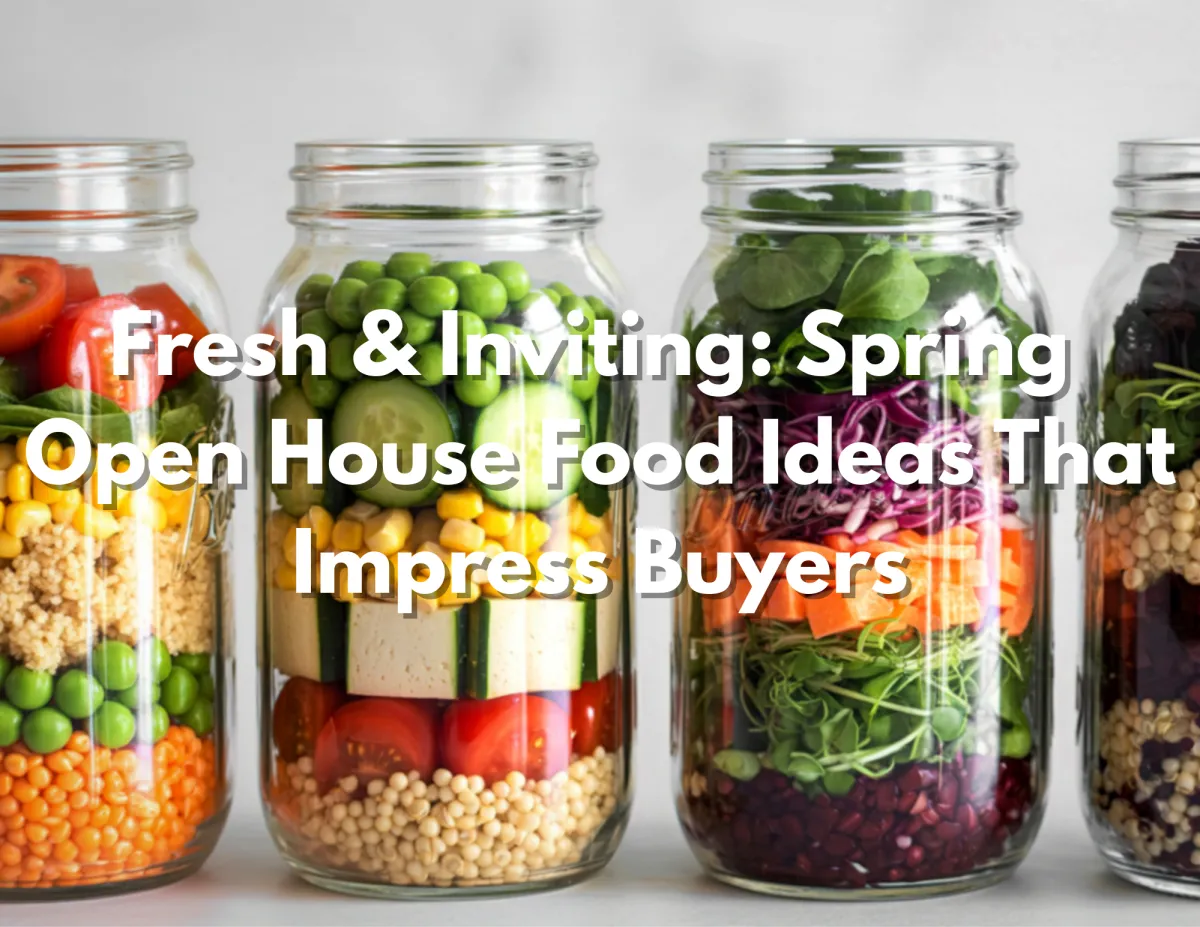 Spring Open House Food Ideas to Impress Buyers