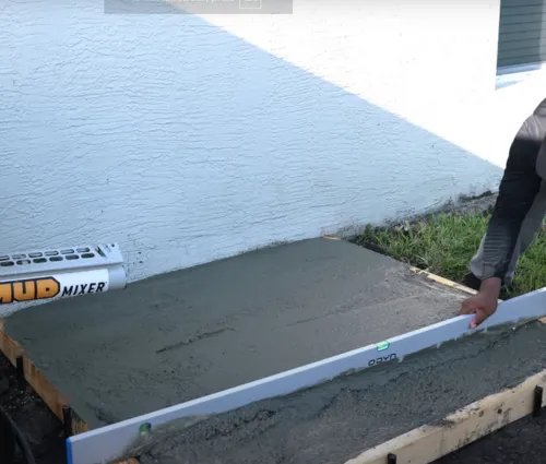 small slab for shed