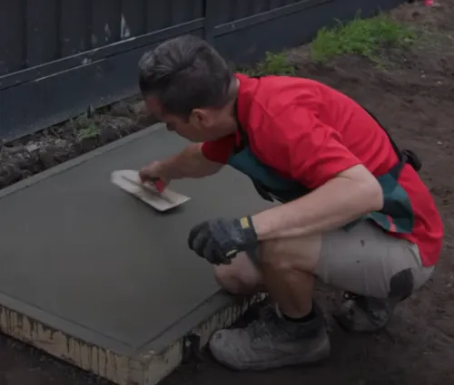 concrete trash pad contractor