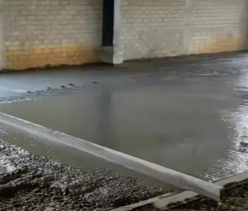 warehouse concrete job