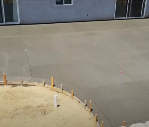 backyard patio work