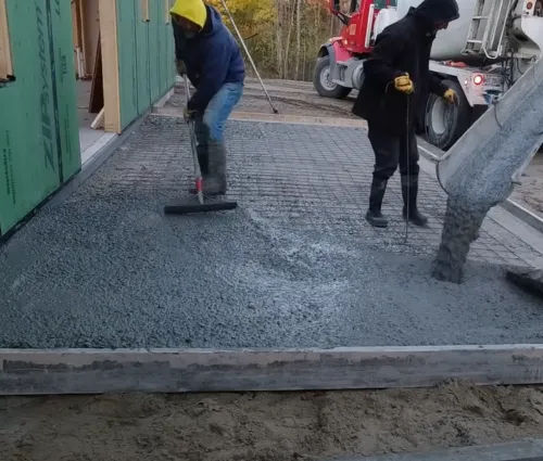 stamped concrete patio