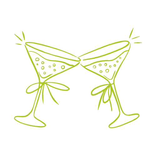 Bild von zwei Cocktailgläsern