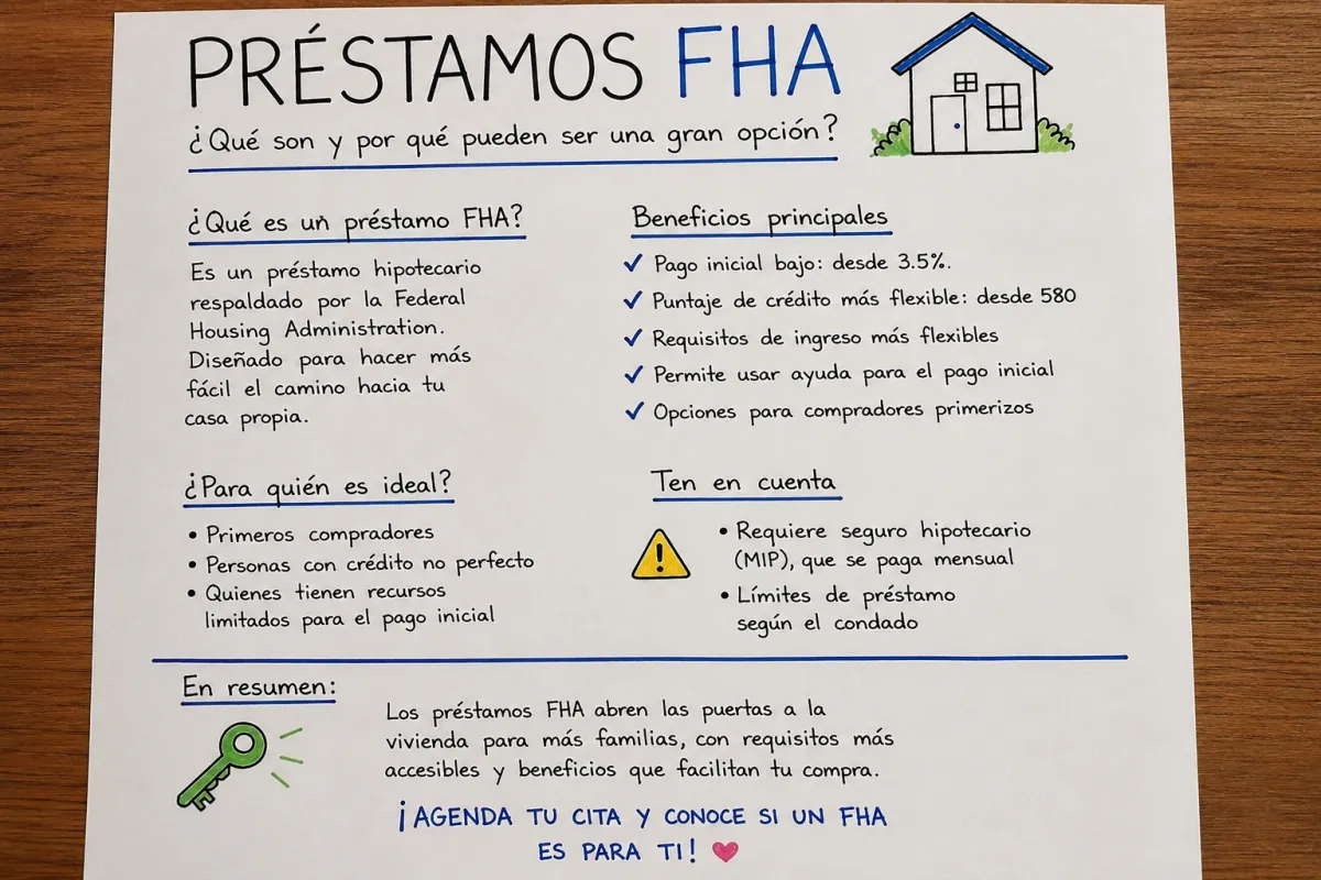 ¿Qué es un Préstamo FHA?