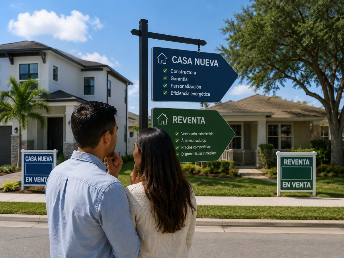 Casa nueva o reventa en Orlando: piensa en la salida