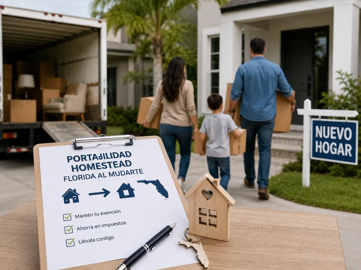 Portabilidad de Homestead al mudarte en Florida