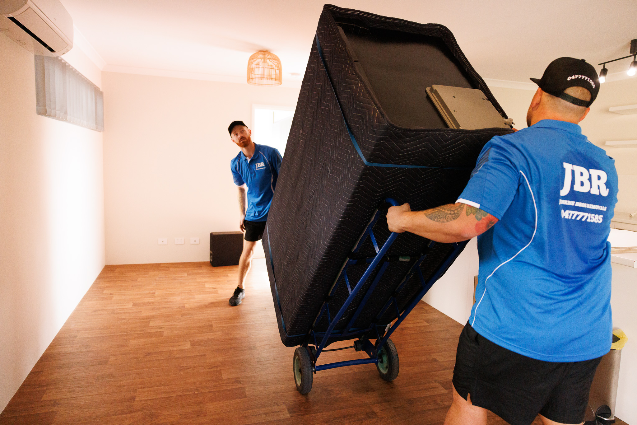 Jenkins Bros Removals crew and truck in Perth