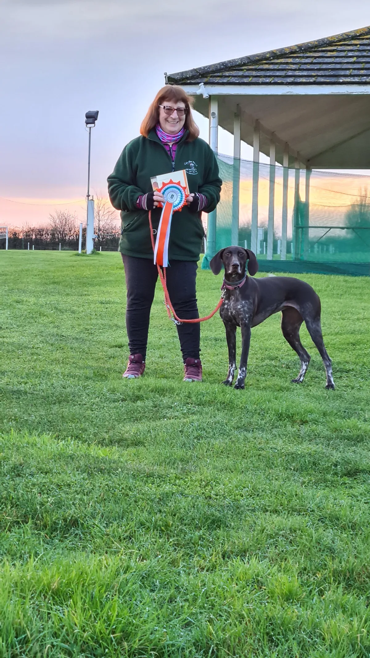 Dog wins Hoopers Award with proud owner