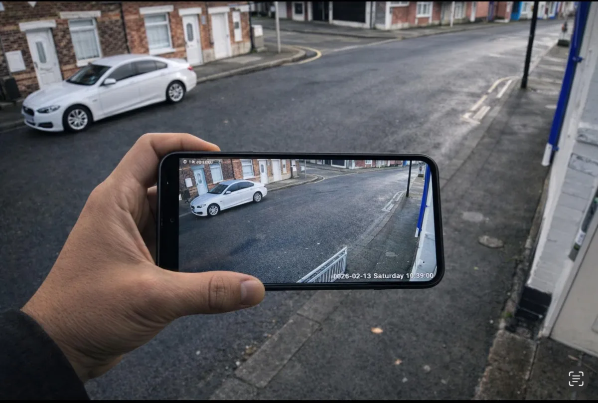 4k CCTV system installed near Durham showing the property secured 