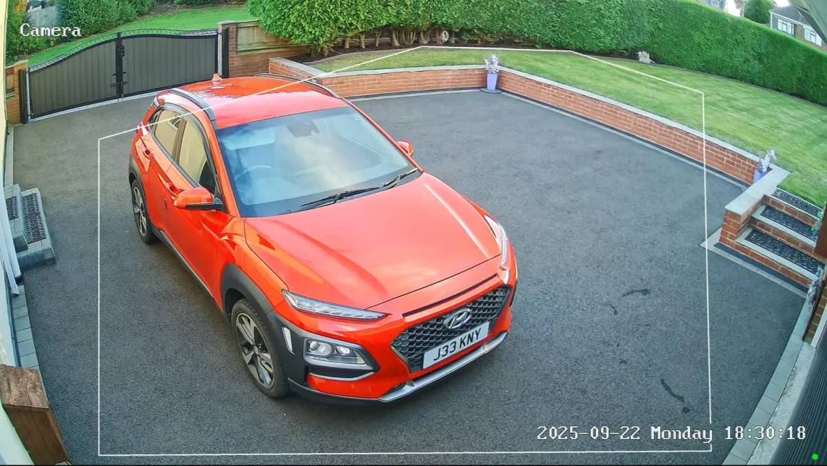 cctv camera installed on a home in the north east and Yorkshire 