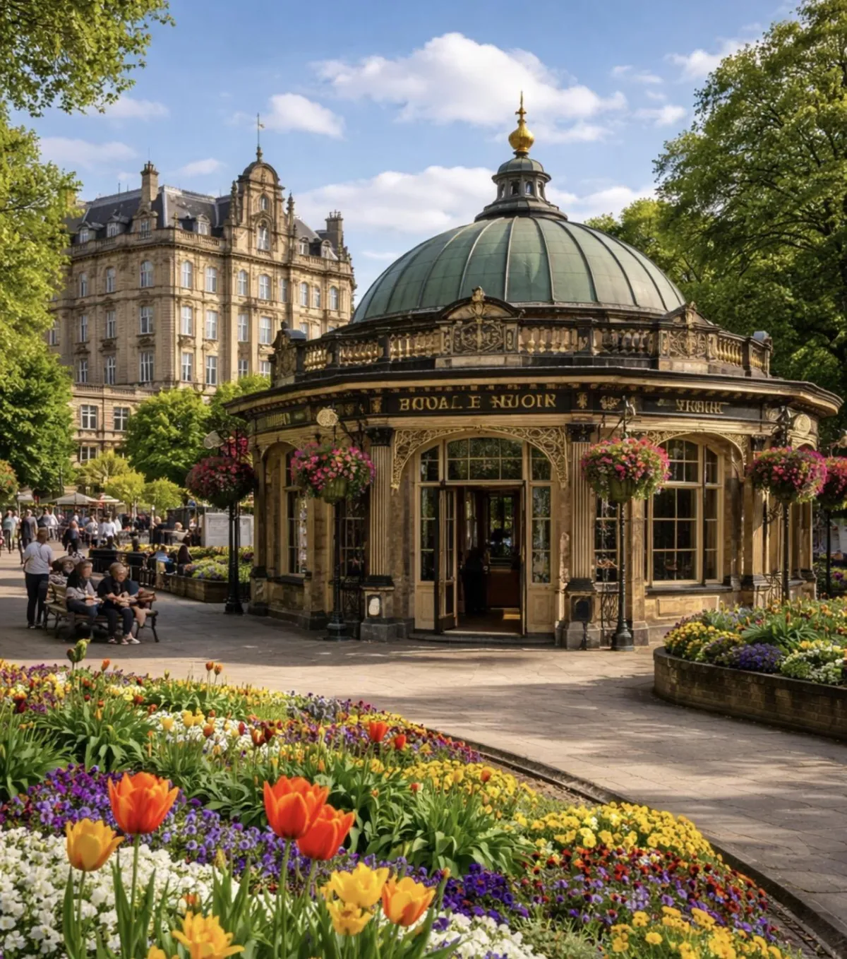 The royal pump room Harrogate during the day