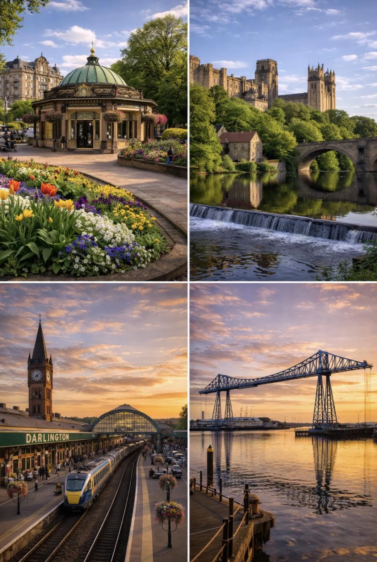 Famous landmarks around the north east and Yorkshire areas 