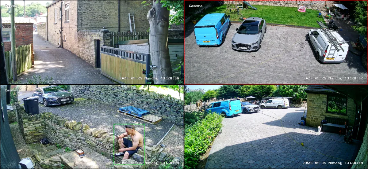 CCTV sytem installed in the durham area with human detection