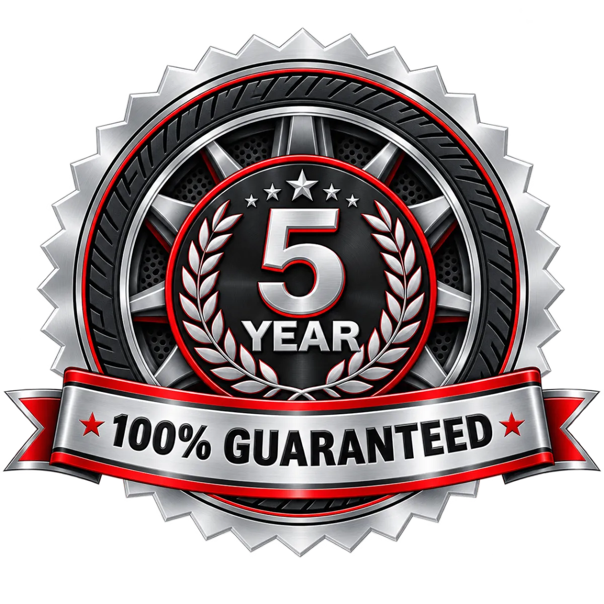 5 Year Center-Caps.com Structural Warranty Guarantee
