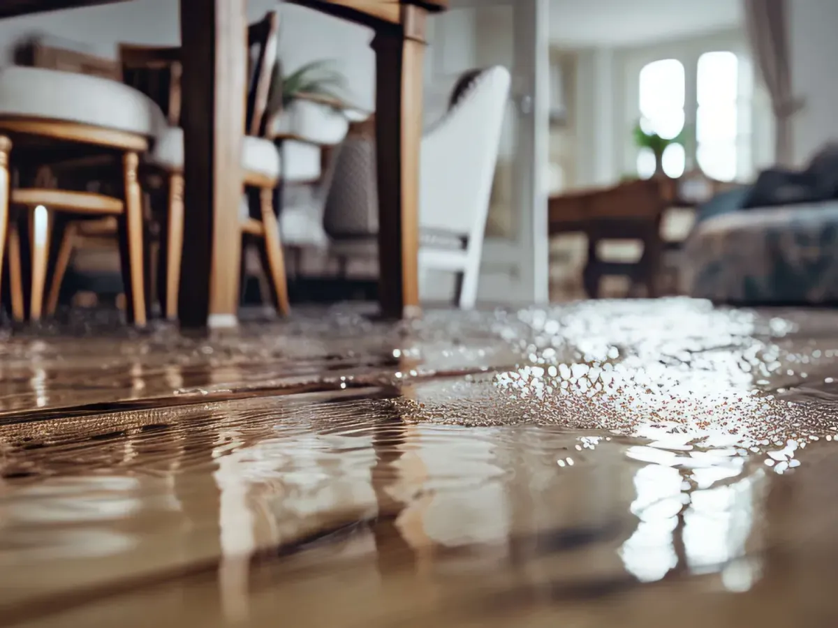 Water Has Flooded This Living Room!