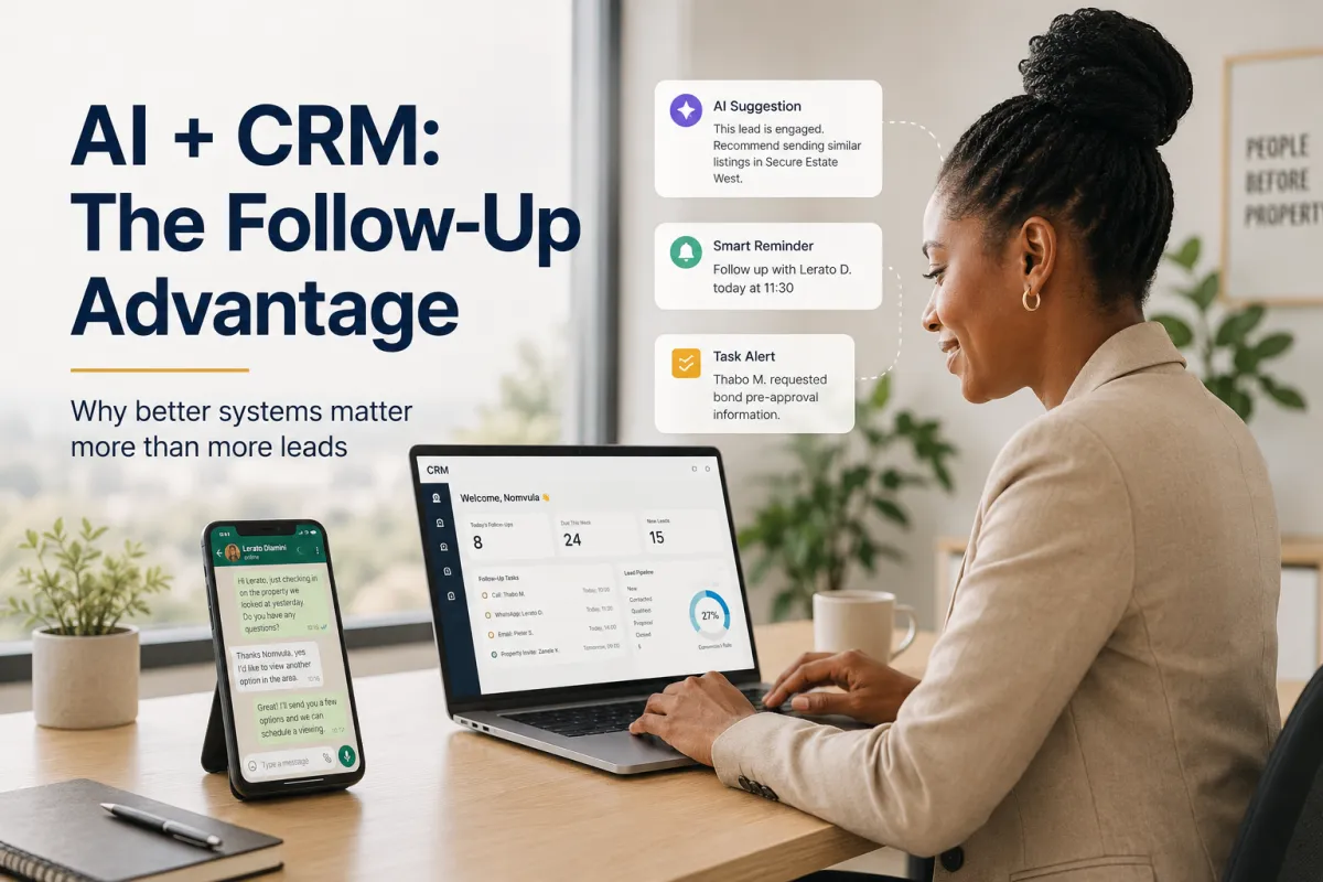 AI + CRM Follow-Up Systems: Why Agents Don’t Need More Leads First