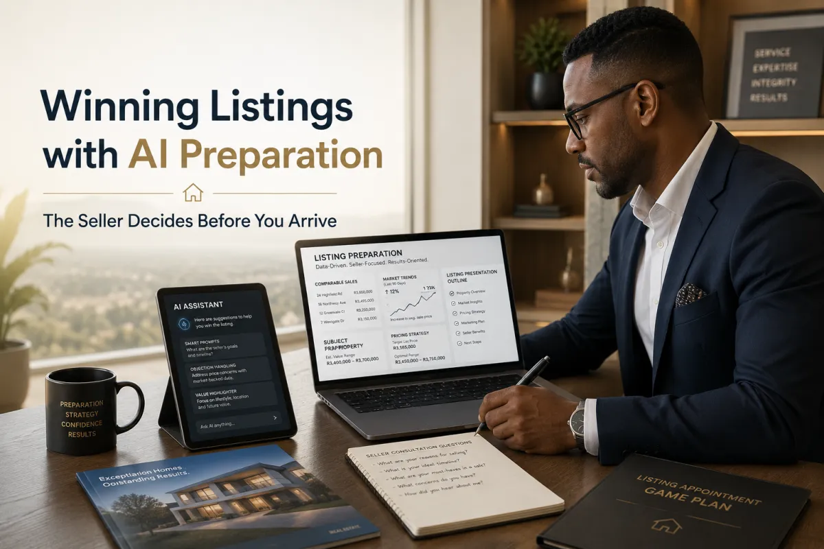 Winning Listings with AI Preparation: The Seller Decides Before You Arrive