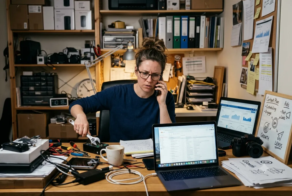 You Can’t Be the Technician, Manager, and Marketer Forever