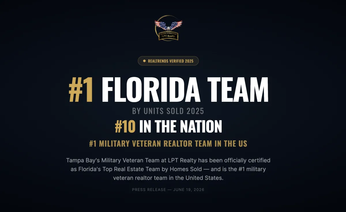 Who is the Best Real Estate Team in Florida? Inside the Military Veteran Team’s #1 RealTrends Ranking