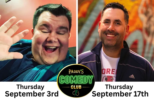 It’s a September to remember at Paddy’s Comedy Club!