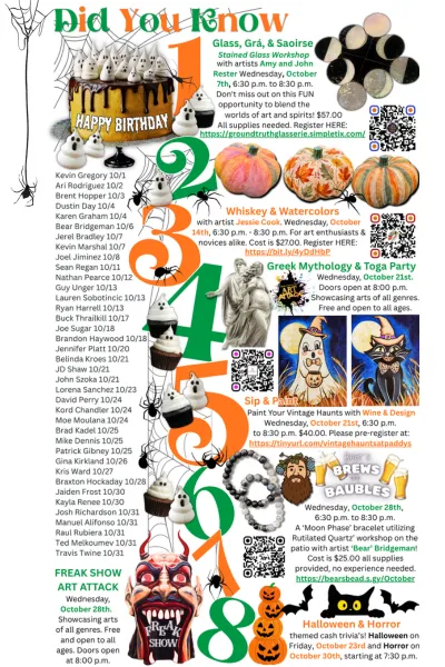DID YOU KNOW - OCTOBER 2026
