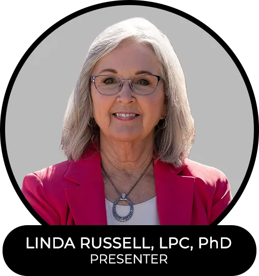 Alt text: Linda Russell, LPC, PhD – EMDR & Beyond – Invisible Threads: Addressing the Losses and Trauma of Adoption through EMDR Therapy