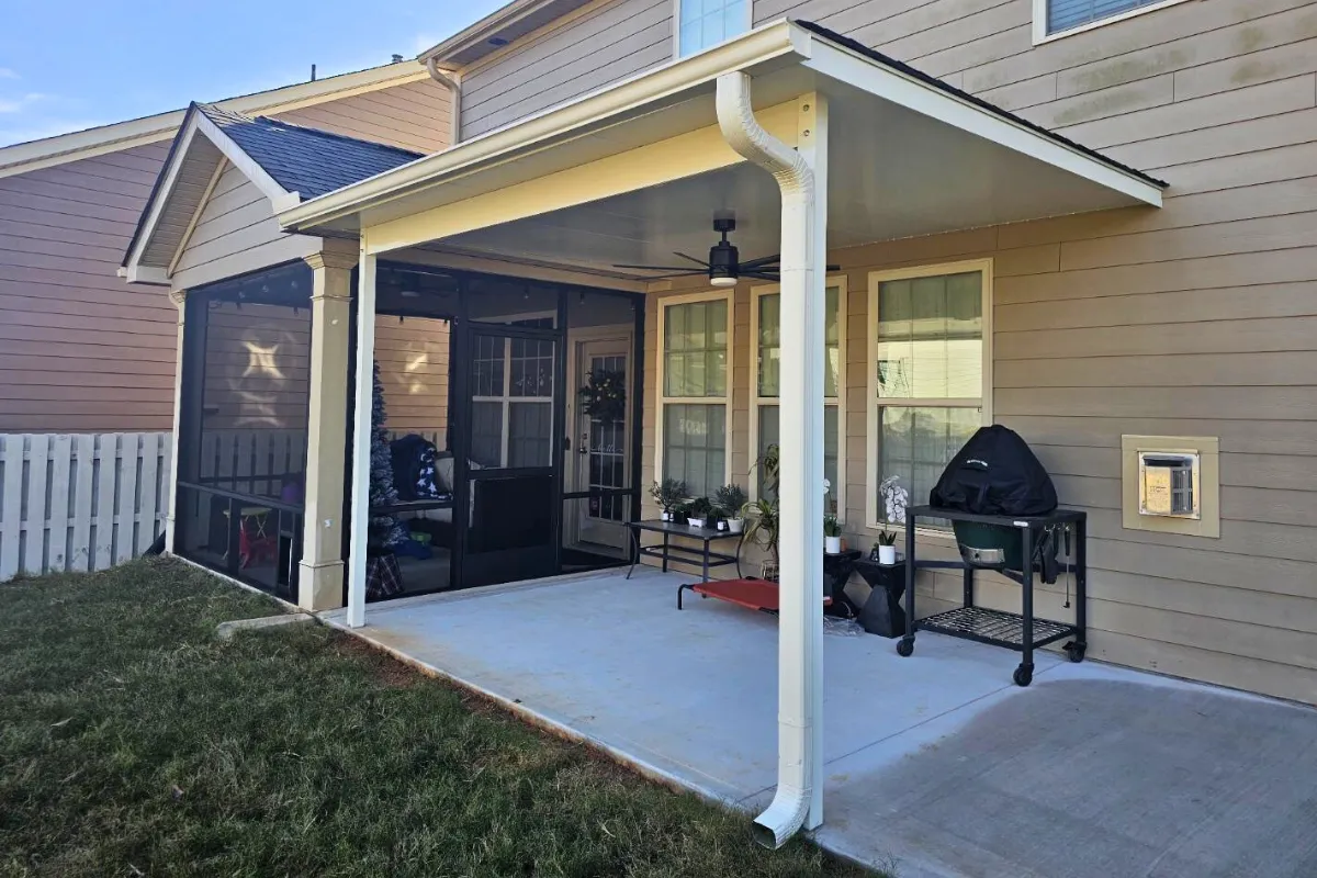 Greenville City Concrete builds and installs Patio