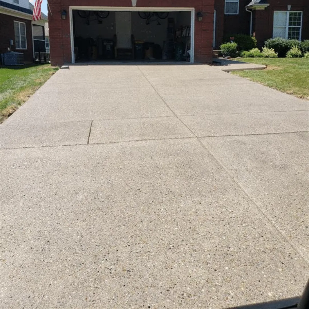 Greenville City Concrete builds and installs Driveway