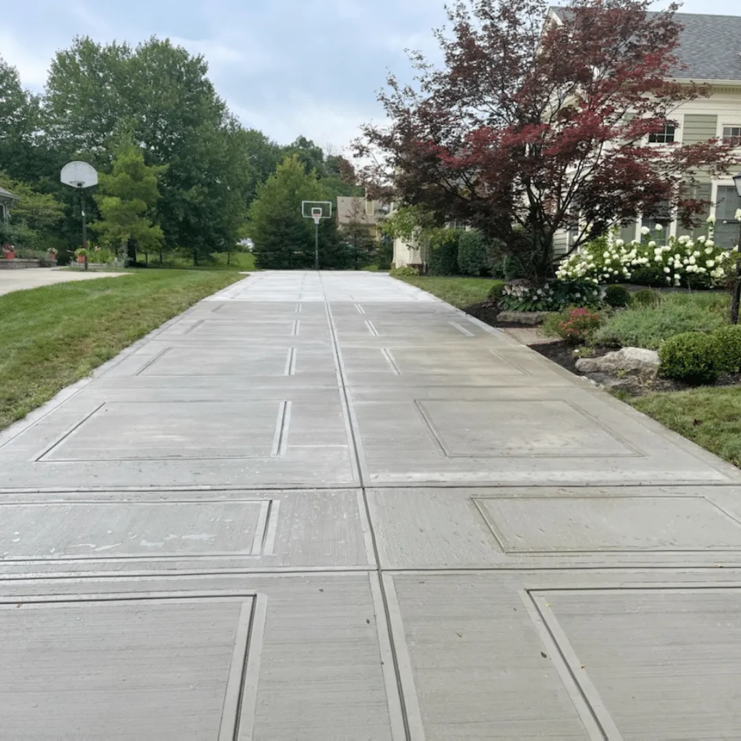 Greenville City Concrete builds and installs Driveway