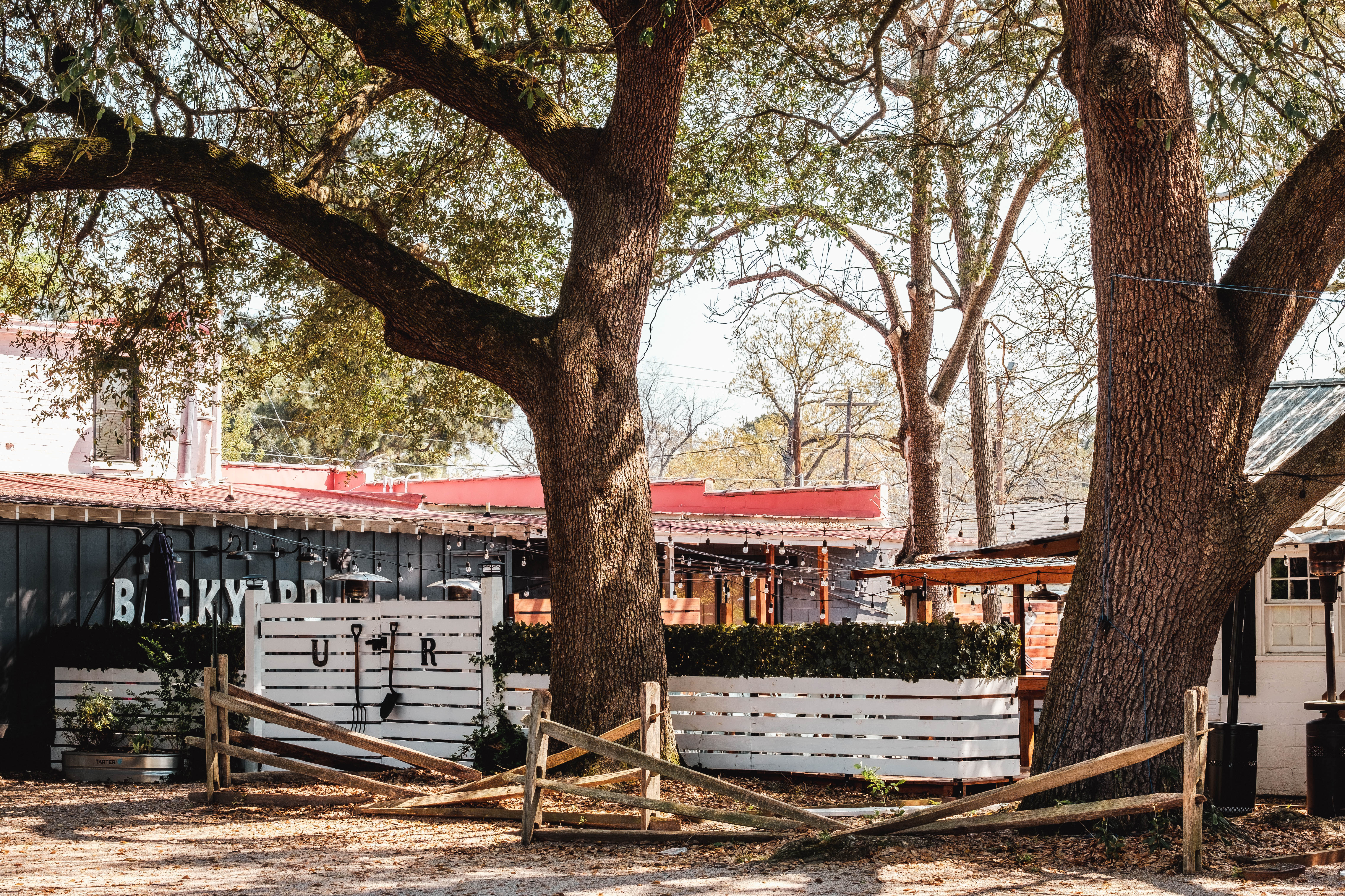 The Backyard Aiken view from Horry Street